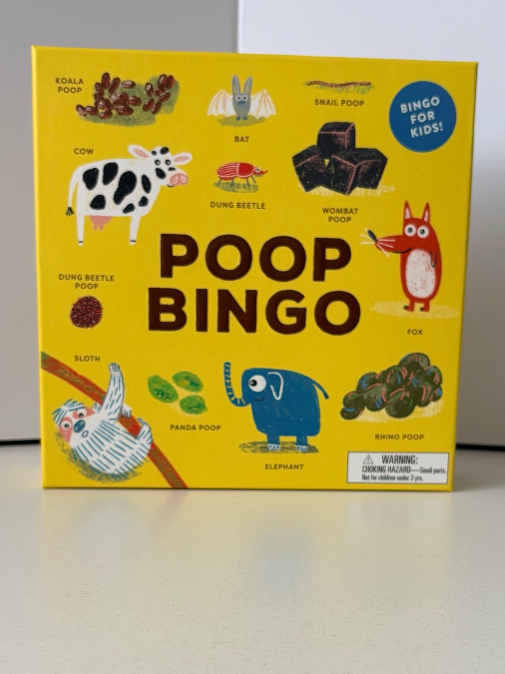 POOP BINGO Game For Kids by Laurence King Publishing, 2020, New No Tags